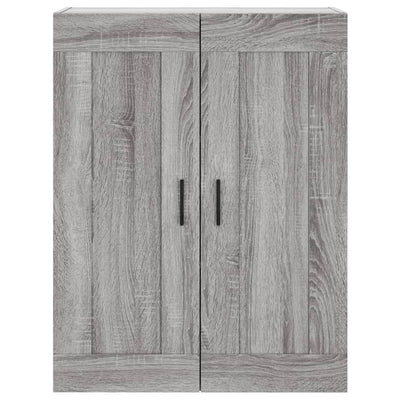 Kaappi harmaa Sonoma 69,5x34x180 cm tekninen puu