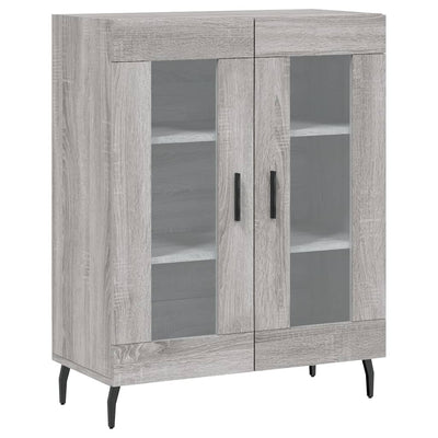 Kaappi harmaa Sonoma 69,5x34x180 cm tekninen puu