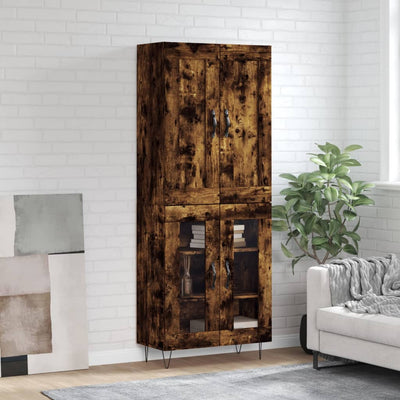 Kaappi savutammi 69,5x34x180 cm tekninen puu