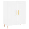 Kaappi valkoinen 69,5x34x180 cm tekninen puu