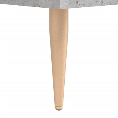 Kaappi betoninharmaa 69,5x34x180 cm tekninen puu