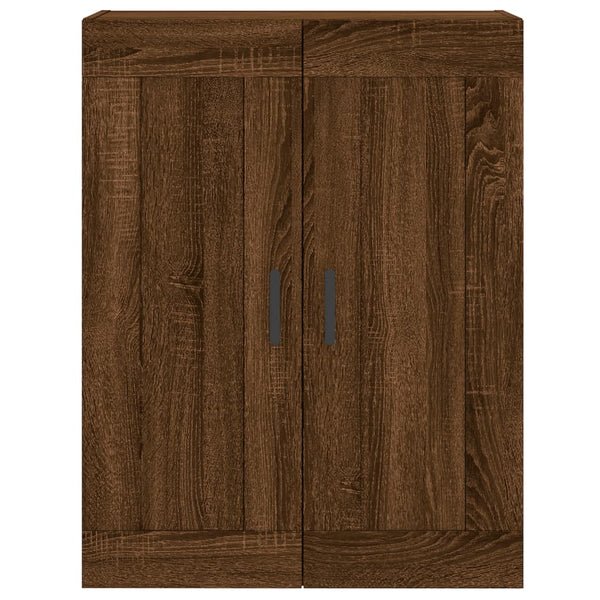 Kaappi ruskea tammi 69,5x34x180 cm tekninen puu