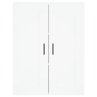 Kaappi valkoinen 69,5x34x180 cm tekninen puu