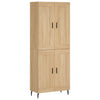 Kaappi Sonoma tammi 69,5x34x180 cm tekninen puu