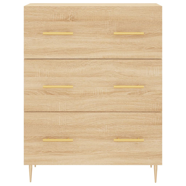 Kaappi Sonoma tammi 69,5x34x180 cm tekninen puu
