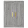 Kaappi harmaa Sonoma 69,5x34x180 cm tekninen puu