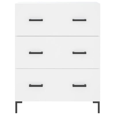 Kaappi valkoinen 69,5x34x180 cm tekninen puu