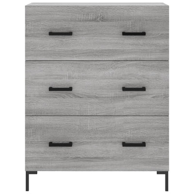 Kaappi harmaa Sonoma 69,5x34x180 cm tekninen puu