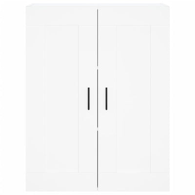 Kaappi valkoinen 69,5x34x180 cm tekninen puu