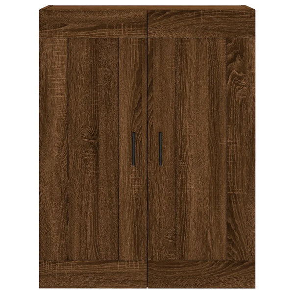 Kaappi ruskea tammi 69,5x34x180 cm tekninen puu