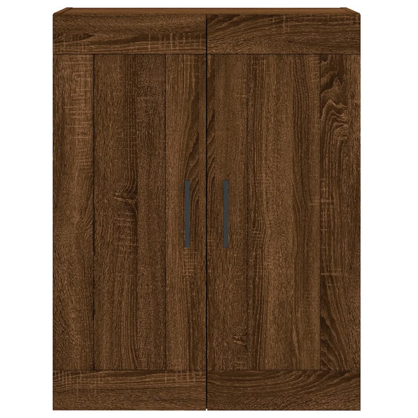 Kaappi ruskea tammi 69,5x34x180 cm tekninen puu