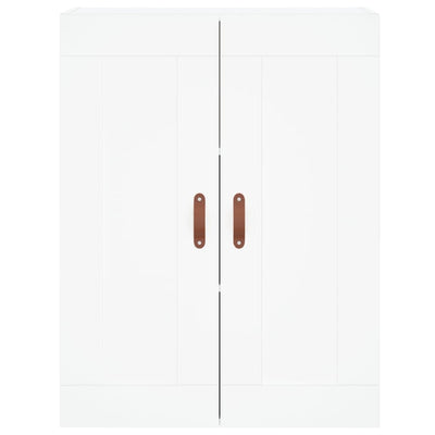 Kaappi valkoinen 69,5x34x180 cm tekninen puu