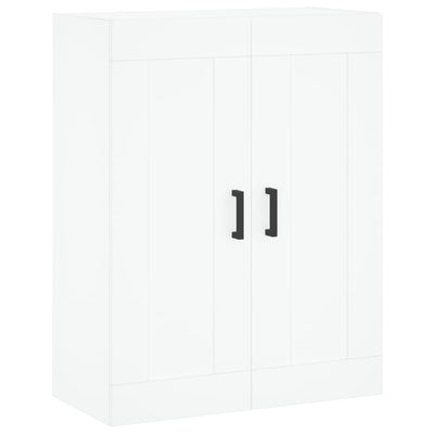 Kaappi valkoinen 69,5x34x180 cm tekninen puu