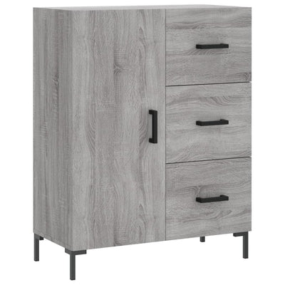 Kaappi harmaa Sonoma 69,5x34x180 cm tekninen puu