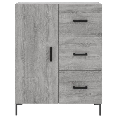 Kaappi harmaa Sonoma 69,5x34x180 cm tekninen puu