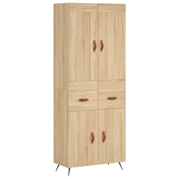 Kaappi Sonoma tammi 69,5x34x180 cm tekninen puu