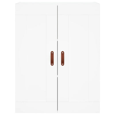 Kaappi valkoinen 69,5x34x180 cm tekninen puu