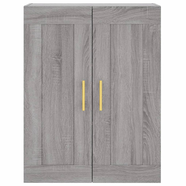 Kaappi harmaa Sonoma 69,5x34x180 cm tekninen puu