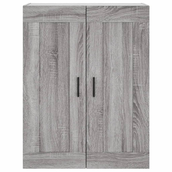 Kaappi harmaa Sonoma 69,5x34x180 cm tekninen puu