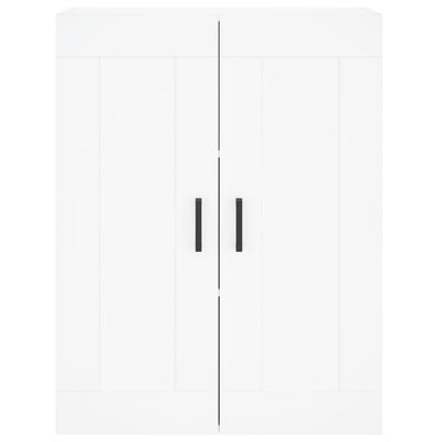 Kaappi valkoinen 69,5x34x180 cm tekninen puu