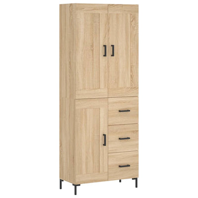 Kaappi Sonoma tammi 69,5x34x180 cm tekninen puu