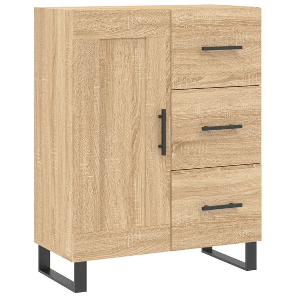 Kaappi Sonoma tammi 69,5x34x180 cm tekninen puu (89)