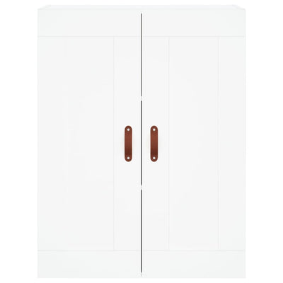 Kaappi valkoinen 69,5x34x180 cm tekninen puu