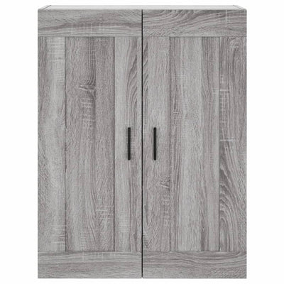 Kaappi harmaa Sonoma 69,5x34x180 cm tekninen puu