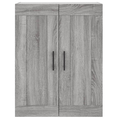 Kaappi harmaa Sonoma 69,5x34x180 cm tekninen puu