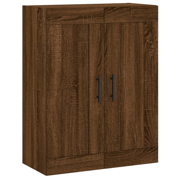 Kaappi ruskea tammi 69,5x34x180 cm tekninen puu