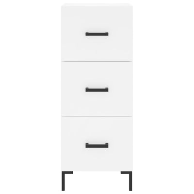 Kaappi valkoinen 34,5x34x180 cm tekninen puu