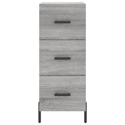 Kaappi harmaa Sonoma 34,5x34x180 cm tekninen puu
