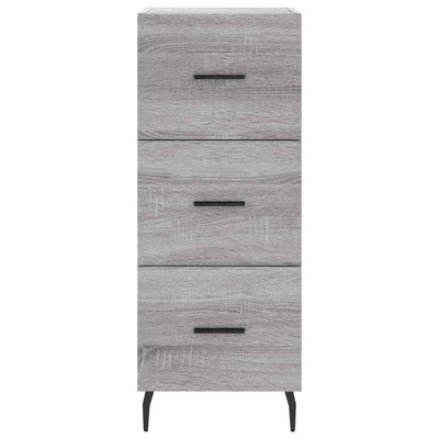 Kaappi harmaa Sonoma 34,5x34x180 cm tekninen puu