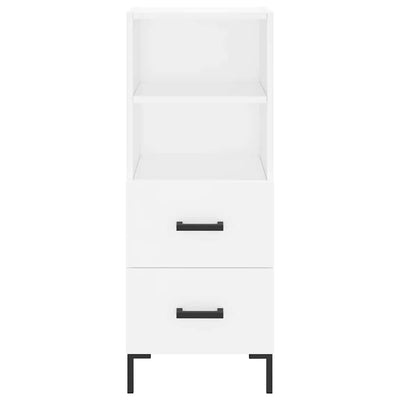 Kaappi valkoinen 34,5x34x180 cm tekninen puu