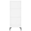 Kaappi valkoinen 34,5x34x180 cm tekninen puu