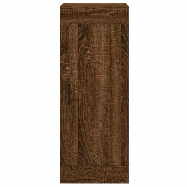 Kaappi ruskea tammi 34,5x34x180 cm tekninen puu