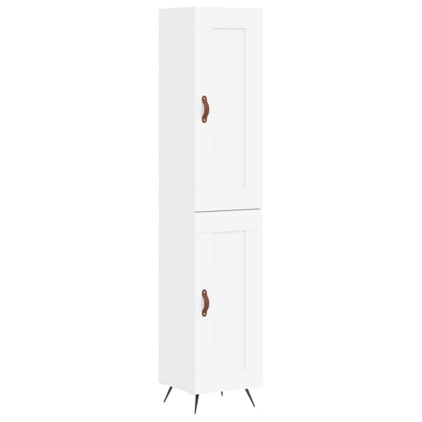 Valkoinen kaappi Wilhelme 34,5x34x180cm (puinen)