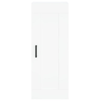 Kaappi valkoinen 34,5x34x180 cm tekninen puu