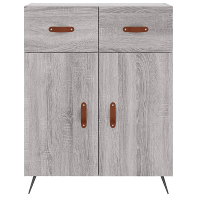 Kaappi harmaa Sonoma 69,5x34x180 cm tekninen puu