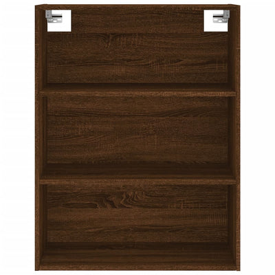 Kaappi ruskea tammi 69,5x34x180 cm tekninen puu