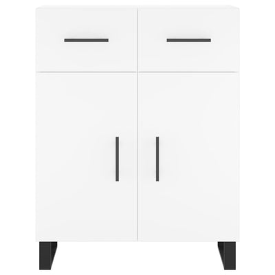 Kaappi valkoinen 69,5x34x180 cm tekninen puu