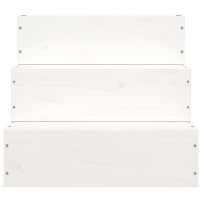 Lemmikkiportaat valkoinen 40x37,5x35 cm täysi mänty