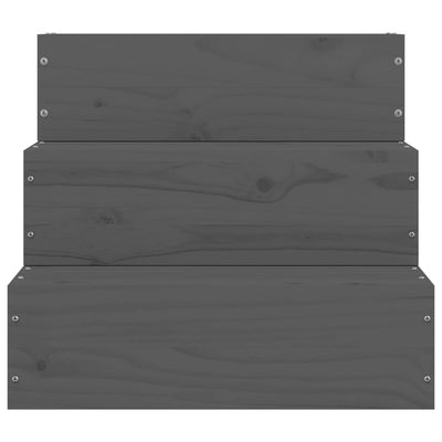 Lemmikkiportaat harmaa 40x37,5x35 cm täysi mänty