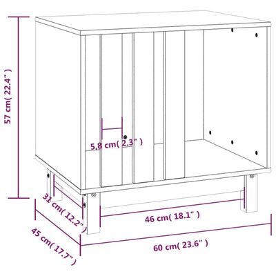 Koirankoppi Elveria 60x45x57cm (mänty)