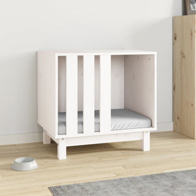 Valkoinen koirankoppi Elveria 60x45x57cm (mänty)