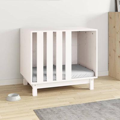 Valkoinen koirankoppi Elveria 70x50x62cm (mänty)