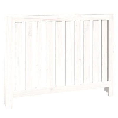 Lämpöpatterin suoja valkoinen 108,5x19x84 cm täysi mänty