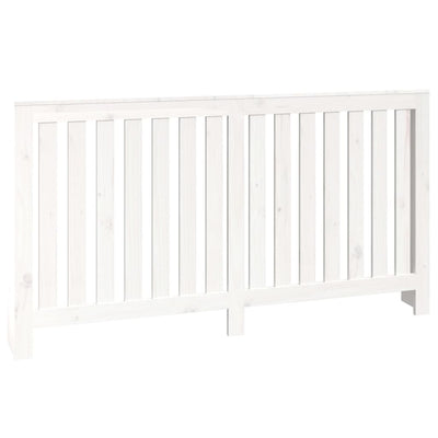 Lämpöpatterin suoja valkoinen 153x19x84 cm täysi mänty