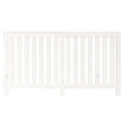 Lämpöpatterin suoja valkoinen 153x19x84 cm täysi mänty