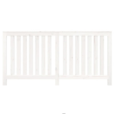 Lämpöpatterin suoja valkoinen 169x19x84 cm täysi mänty